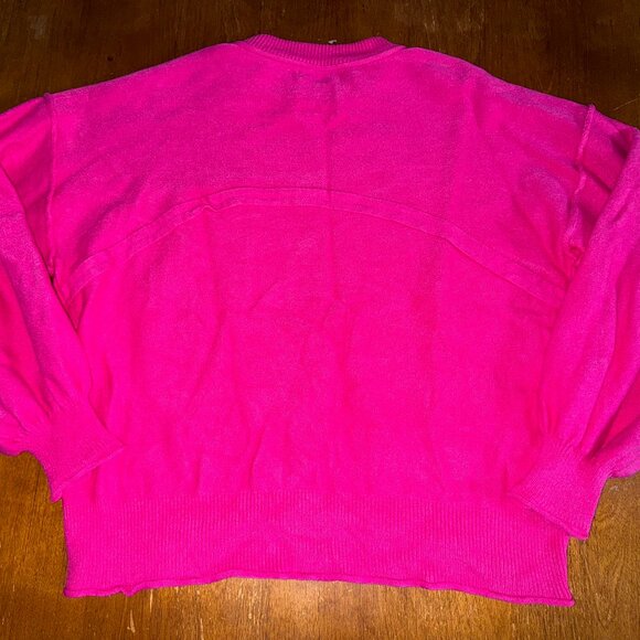 Super Soft Hot Pink Knit Sweater - Picture 4 of 11